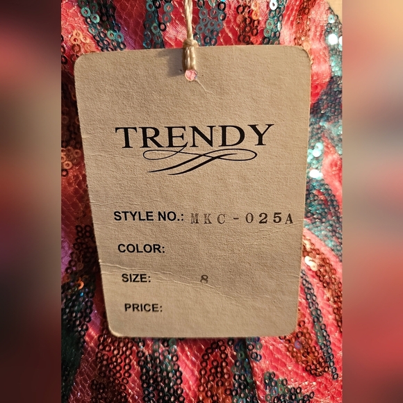 Elegant Multicolor Halter Sequined Maxi Dress. Backless. Size 8. Mermaid Style - Picture 10 of 11